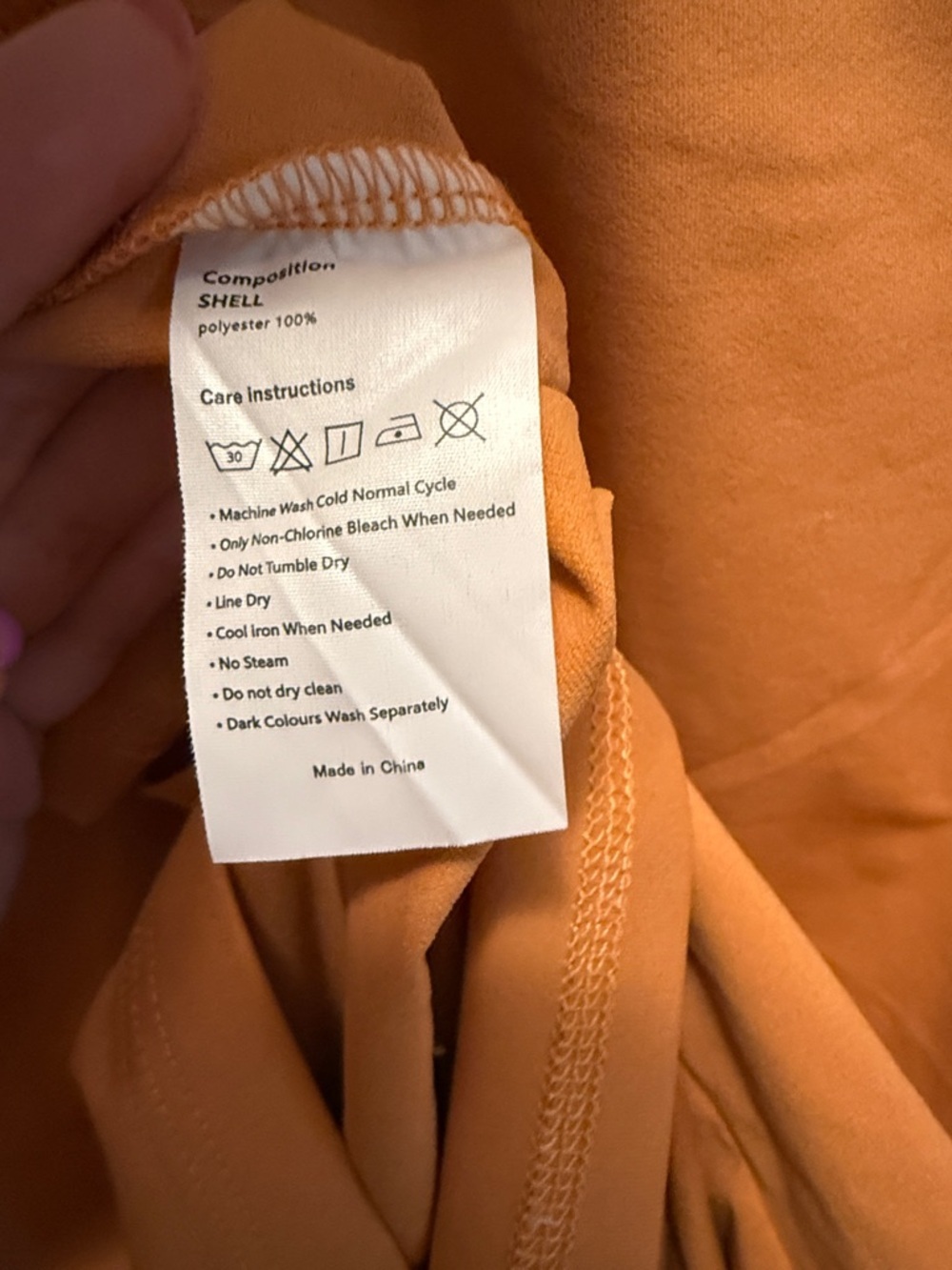 Men's Casual Crew Neck T-Shirt - Orange - Picture 3 of 5